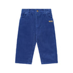 Cord Wide Leg Pant - Cobalt