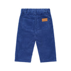 Cord Wide Leg Pant - Cobalt