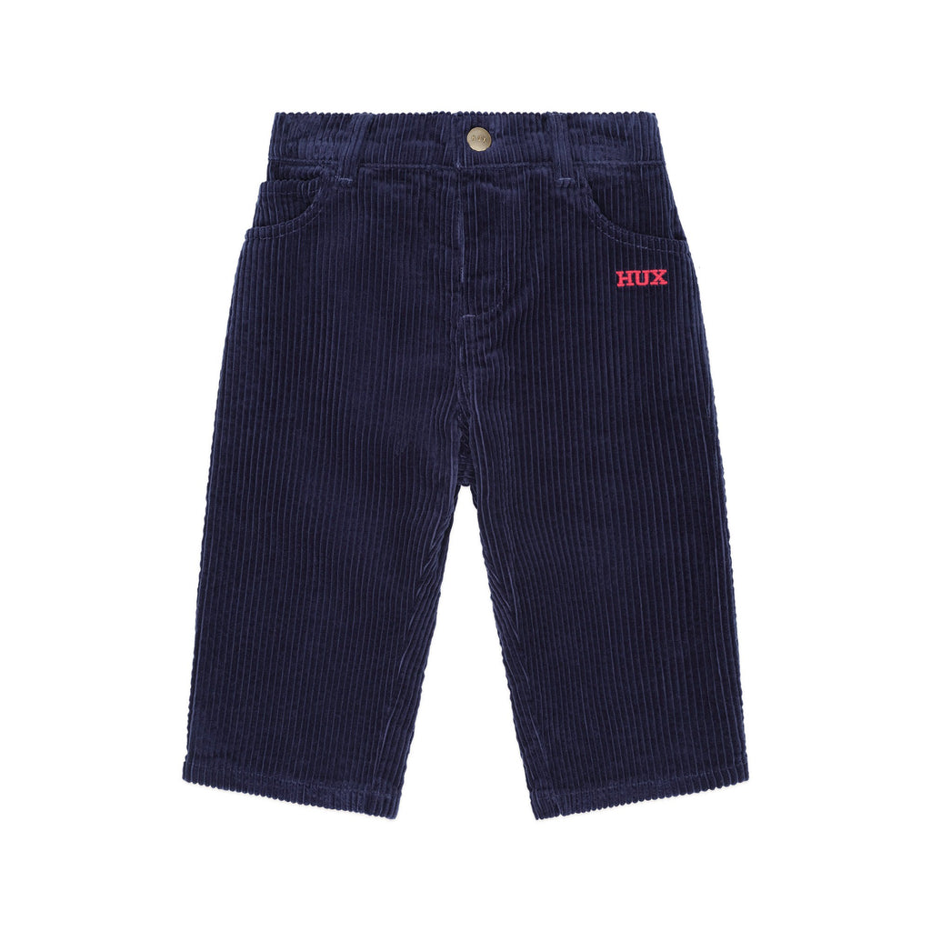 Cord Wide Leg Pant - Navy