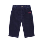 Cord Wide Leg Pant - Navy