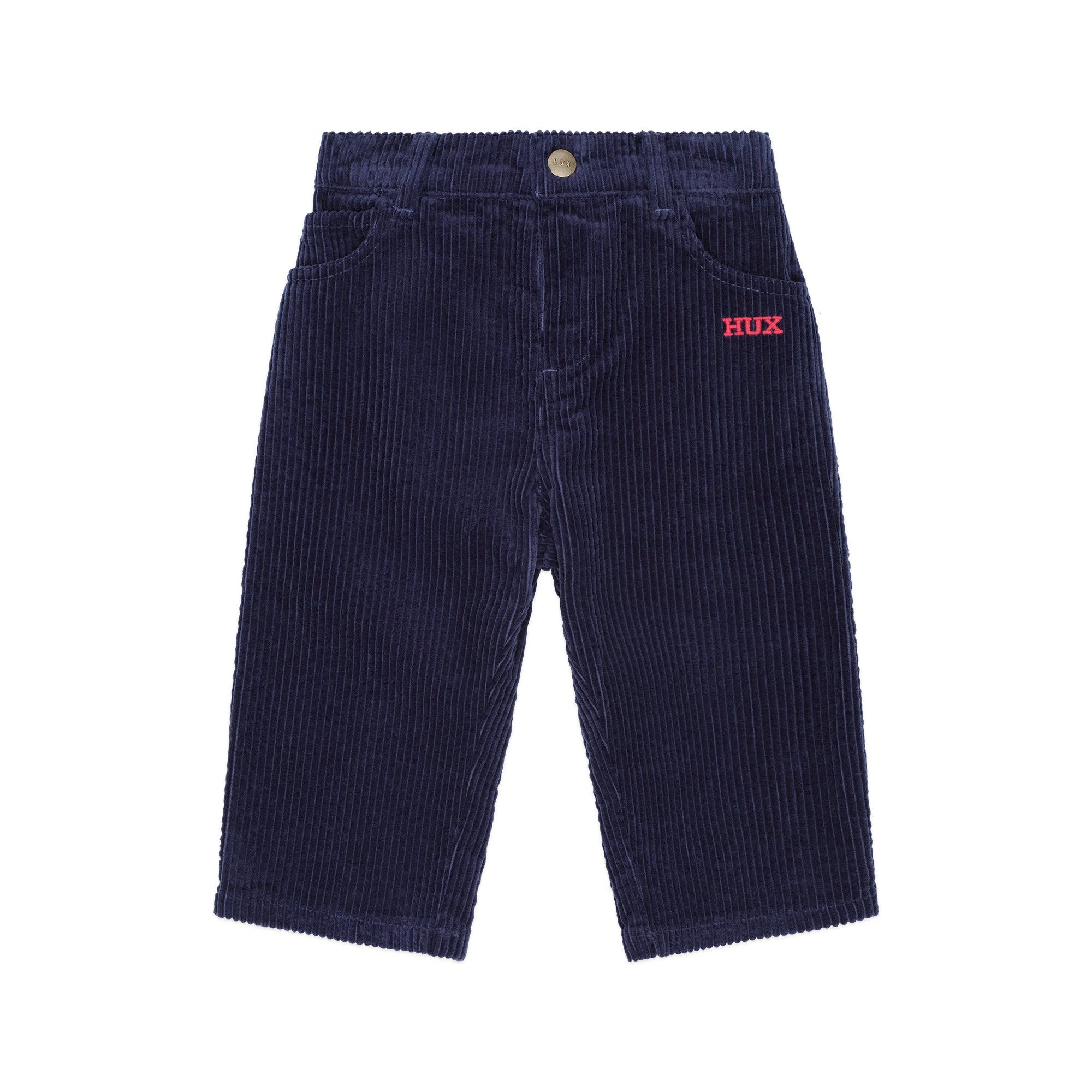 Cord Wide Leg Pant - Navy