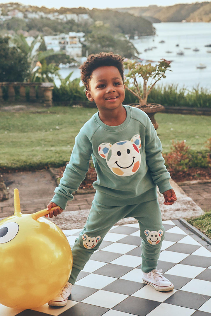 Huxbaby Smiley Soccer Drop Crotch Pant