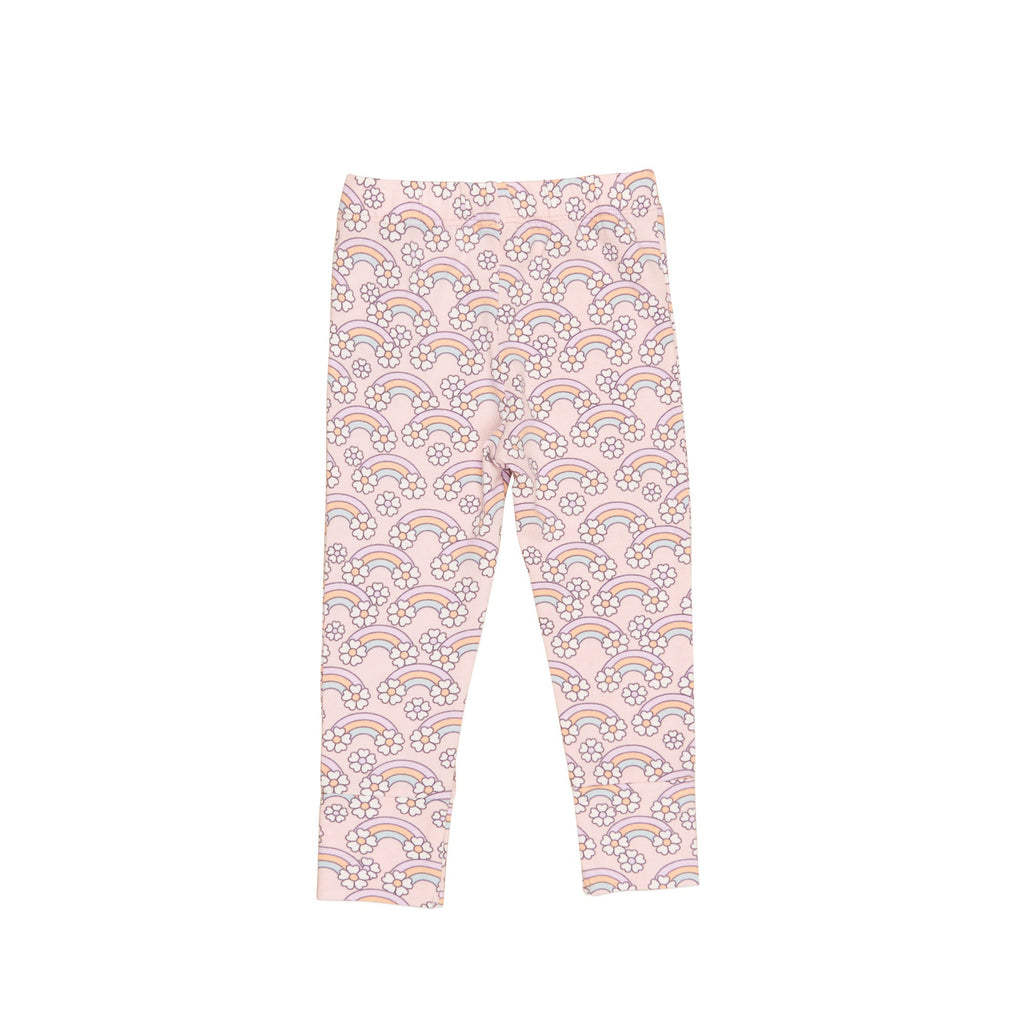 Flowerbow Legging - Pink Pearl