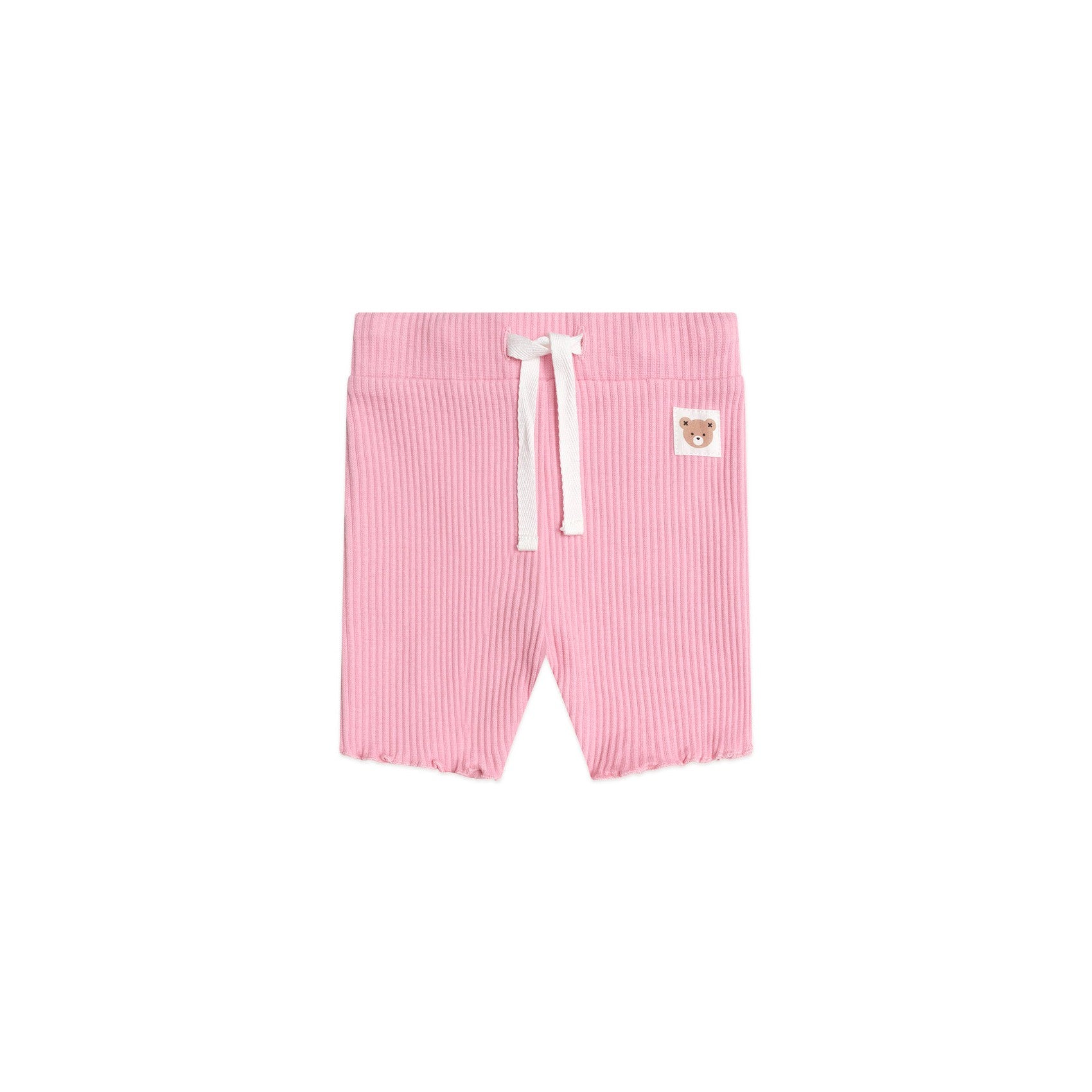 Huxbaby Pink Rib Bike Shortie