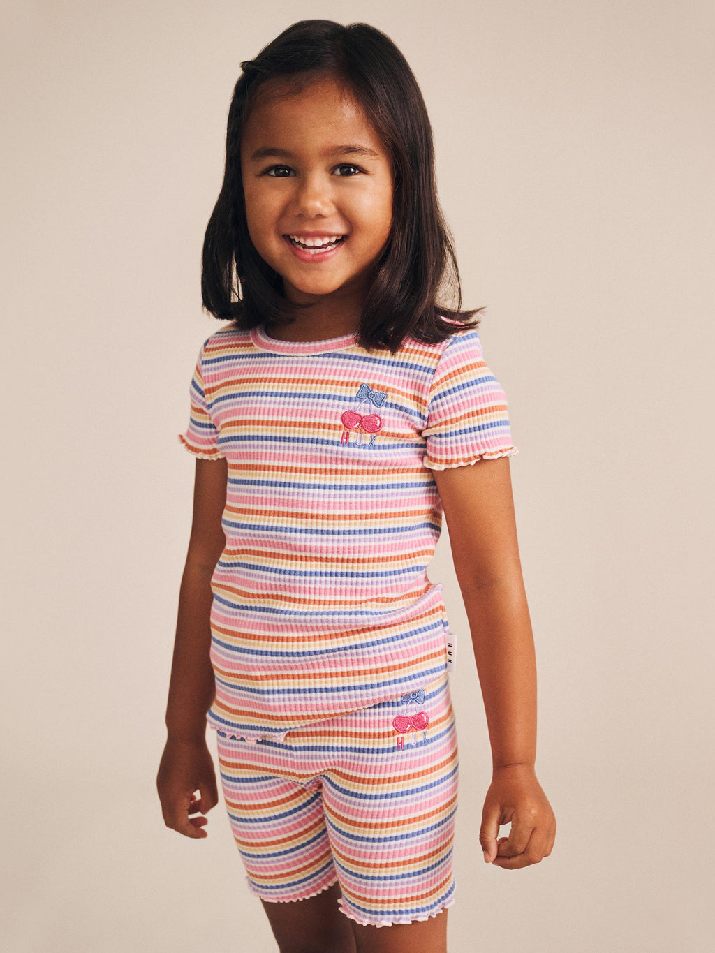 Huxbaby Rainbow Rib Bike Shortie