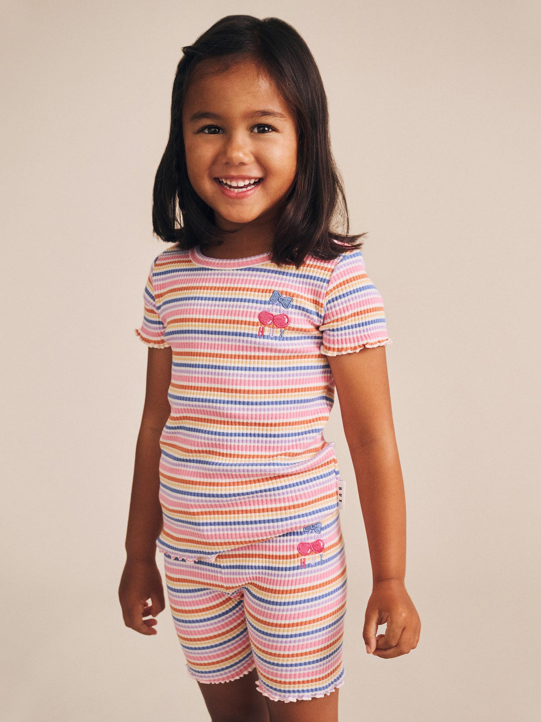 Huxbaby Rainbow Rib Bike Shortie