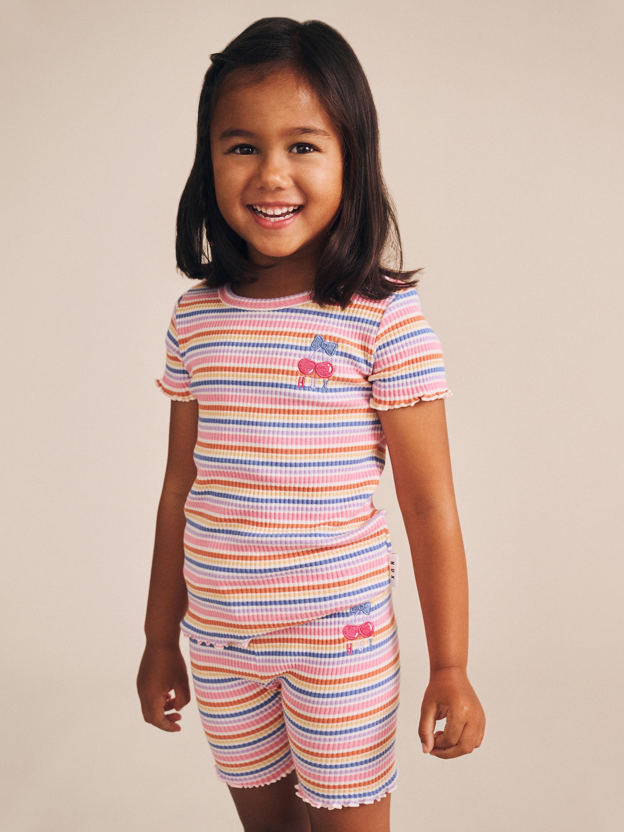 Huxbaby Rainbow Rib Bike Shortie