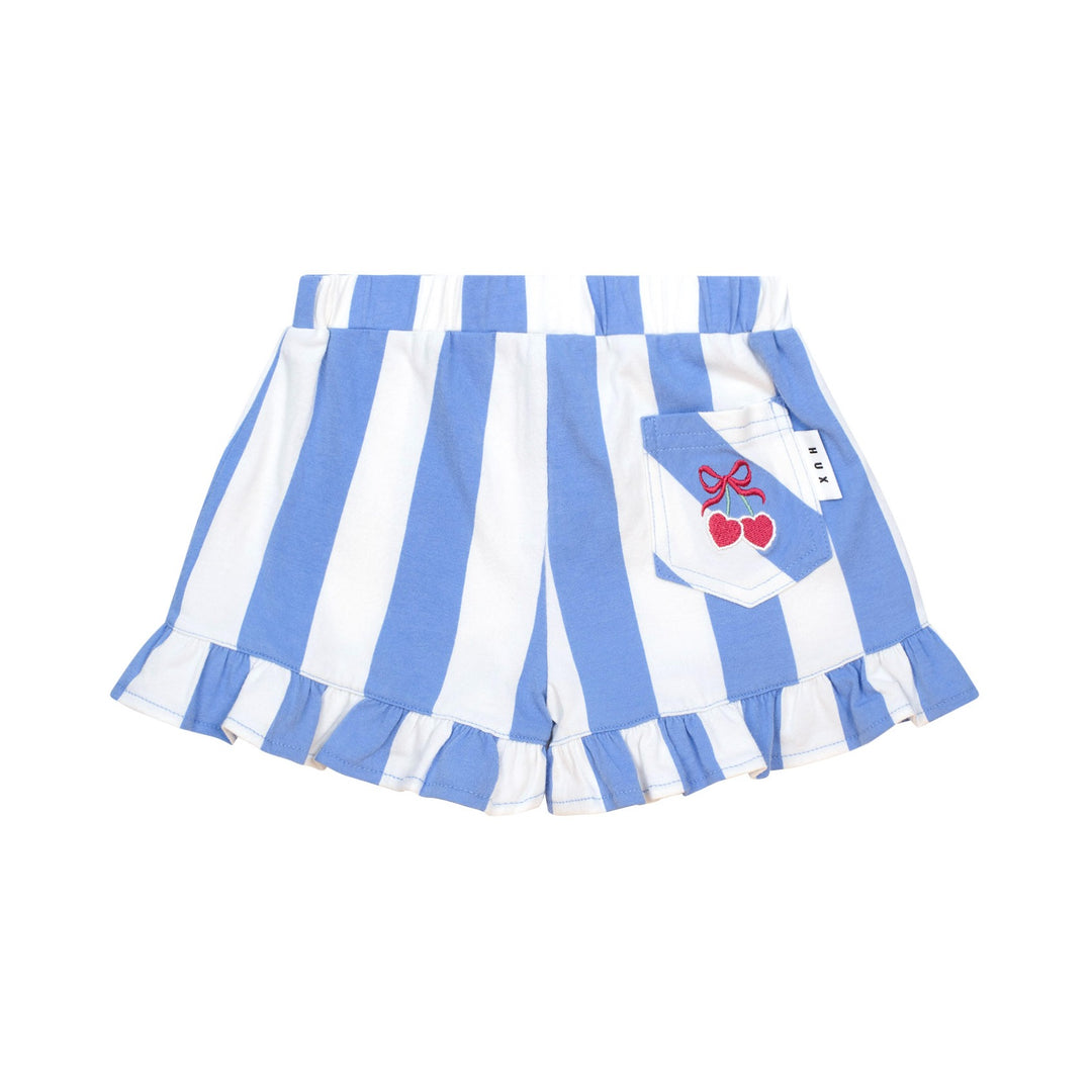 Huxbaby Seaside Cherry Stripe Frill Skort