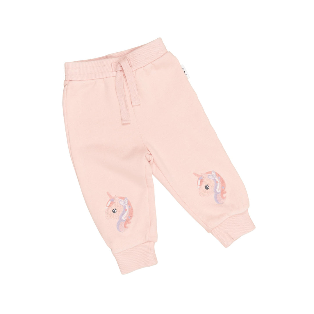 Huxbaby Mystic Unicorn Retro Track Pant - Washed Rosebud