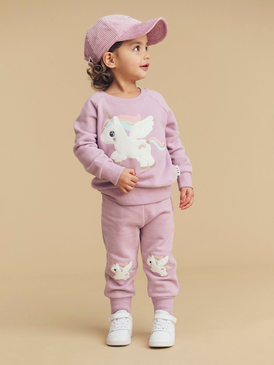 Huxbaby Magical Unicorn Retro Track Pant - Orchid