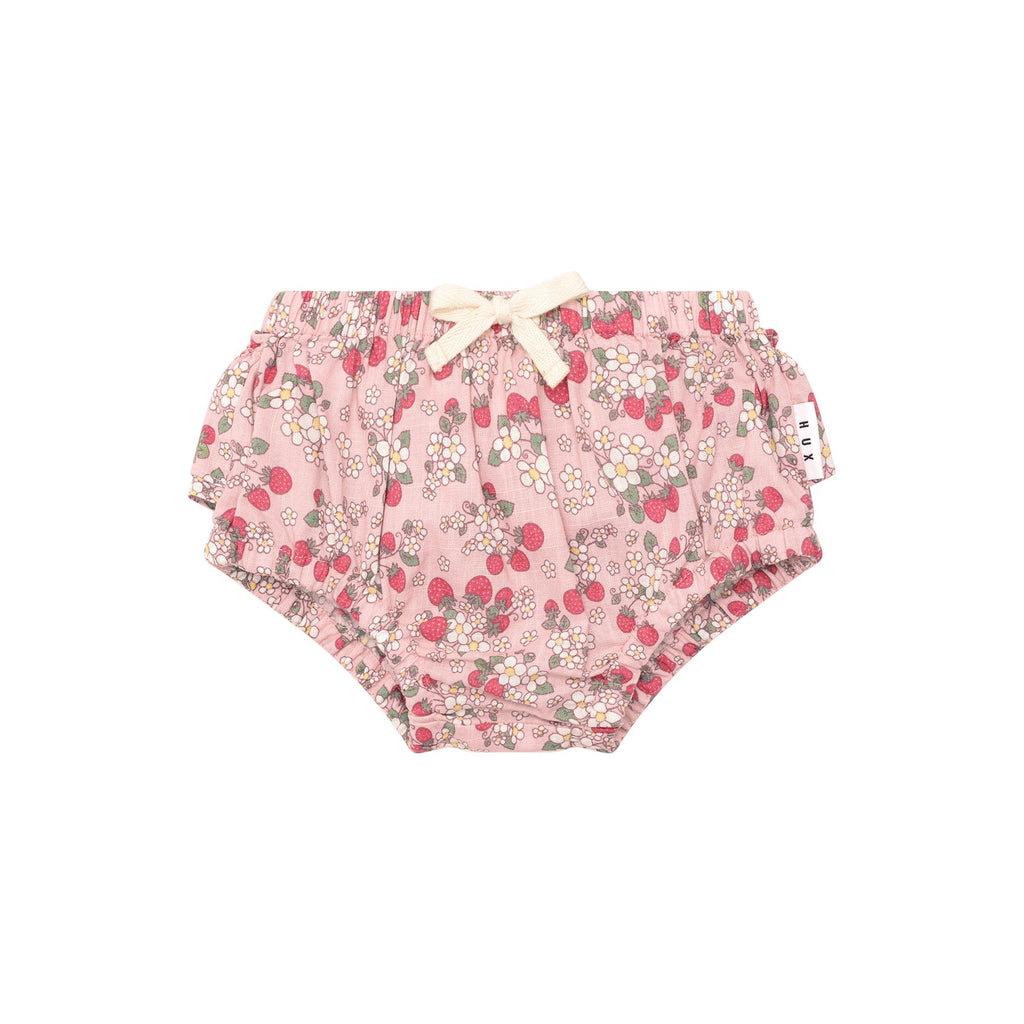Vintage Strawberry Frill Bloomer - Blush