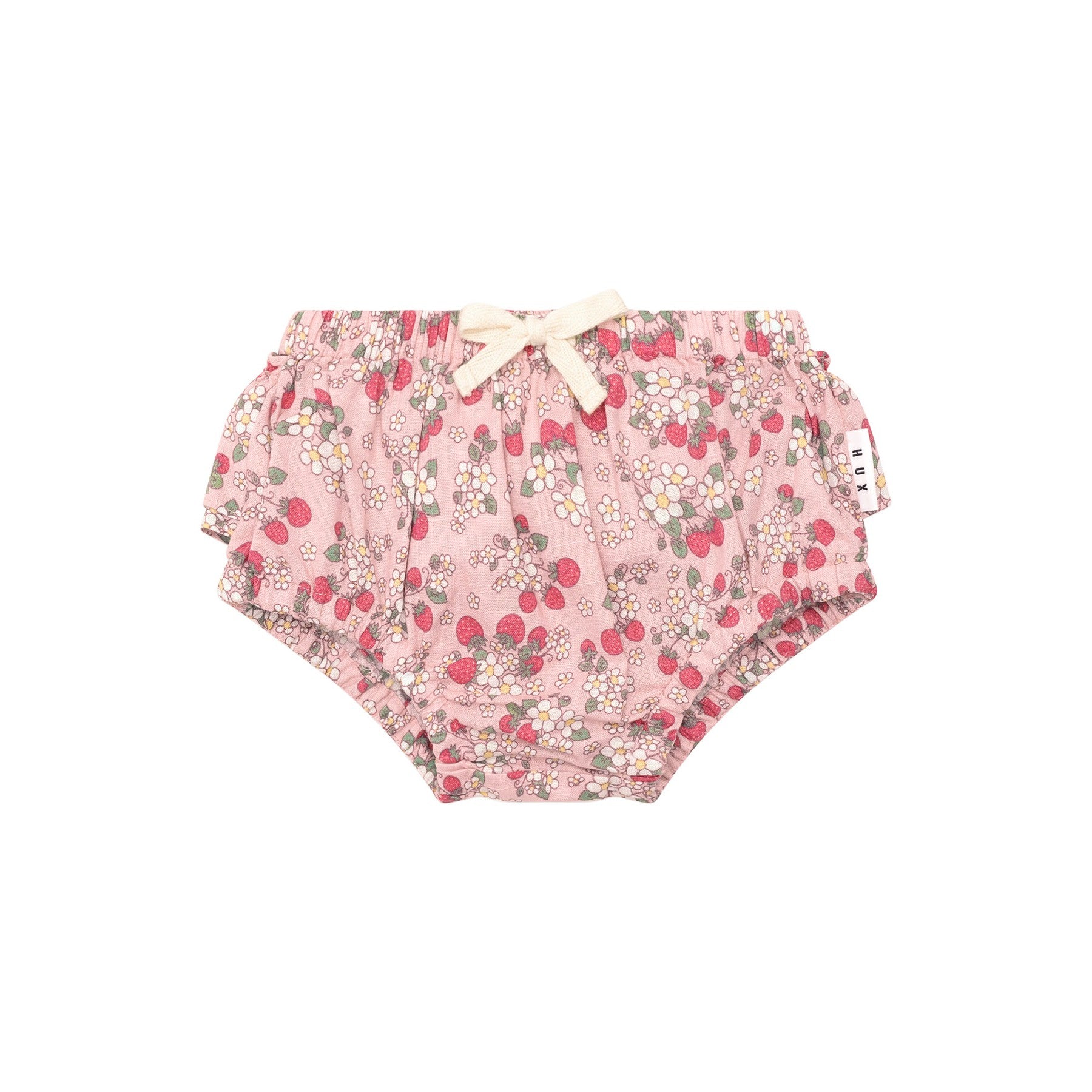 Vintage Strawberry Frill Bloomer - Blush