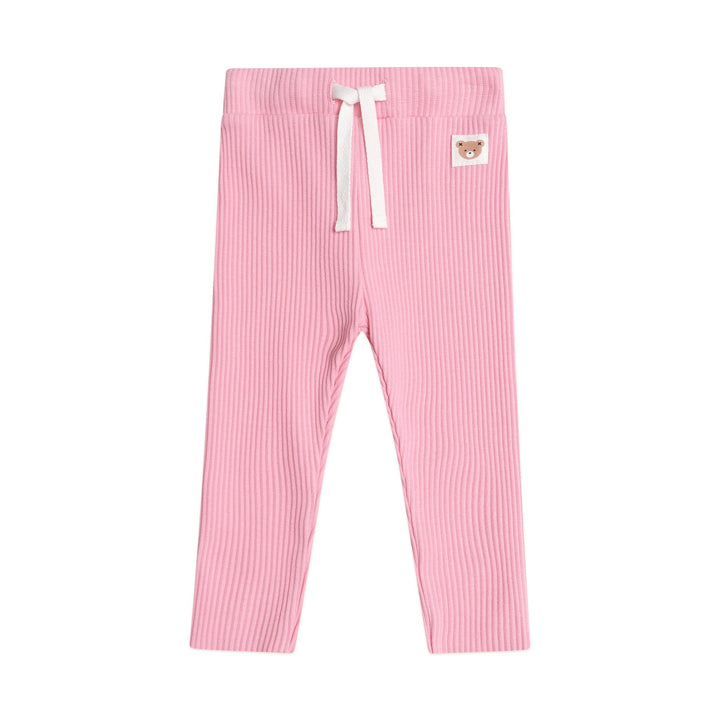 Huxbaby Pink Rib Leggings