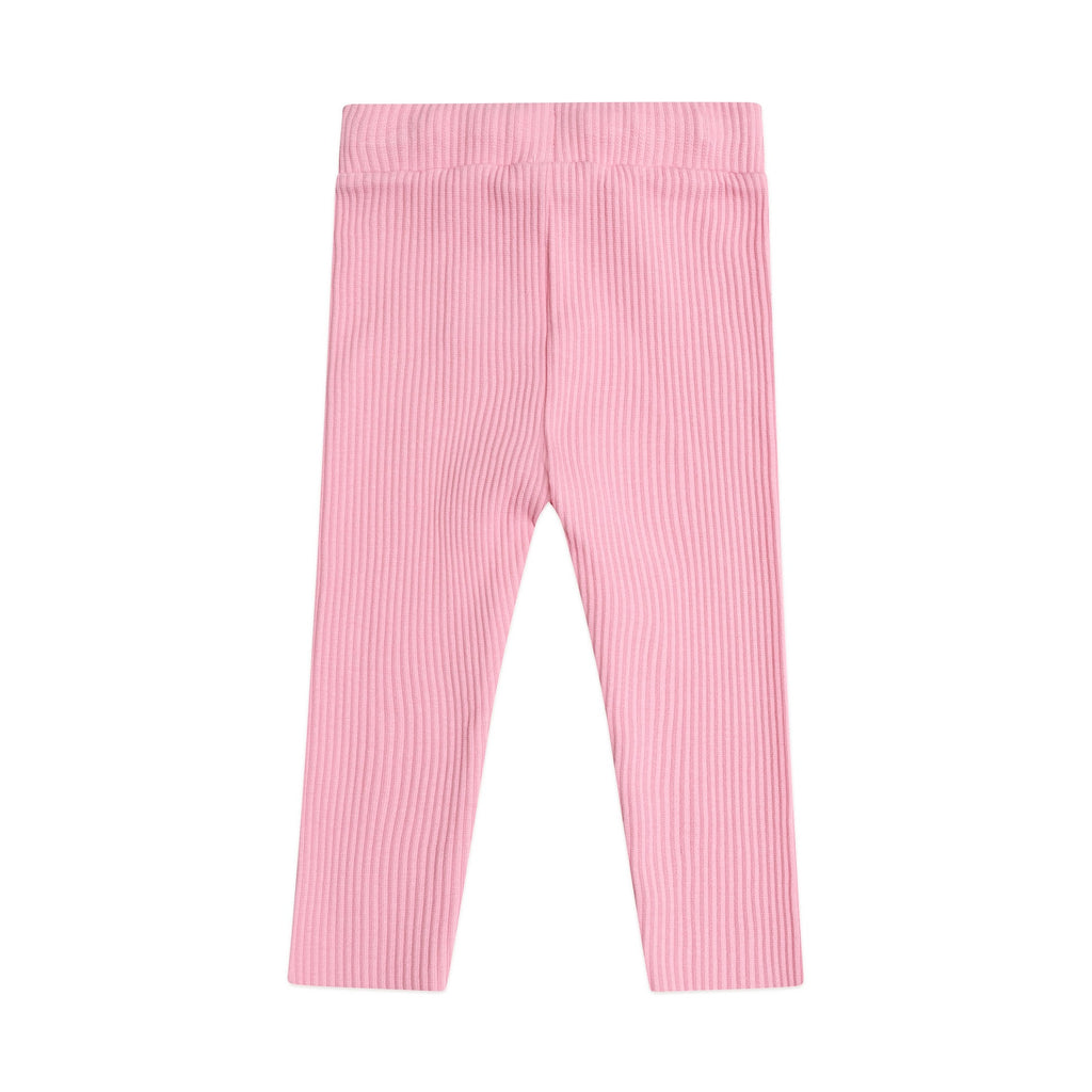 Huxbaby Pink Rib Leggings