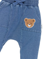 Huxbear Knit Denim Drop Crotch Pant
