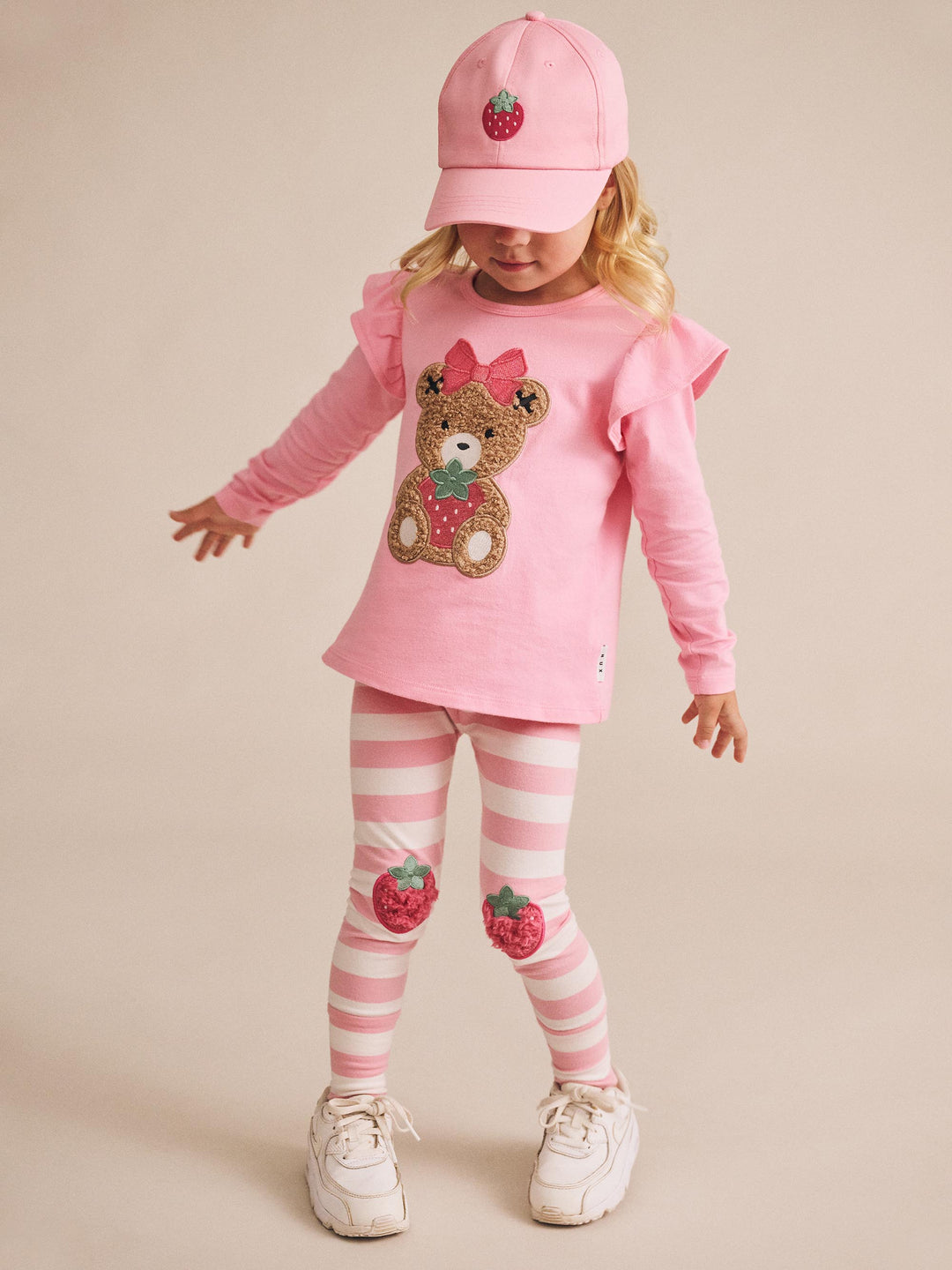 Huxbaby Strawberry Stripe Leggings
