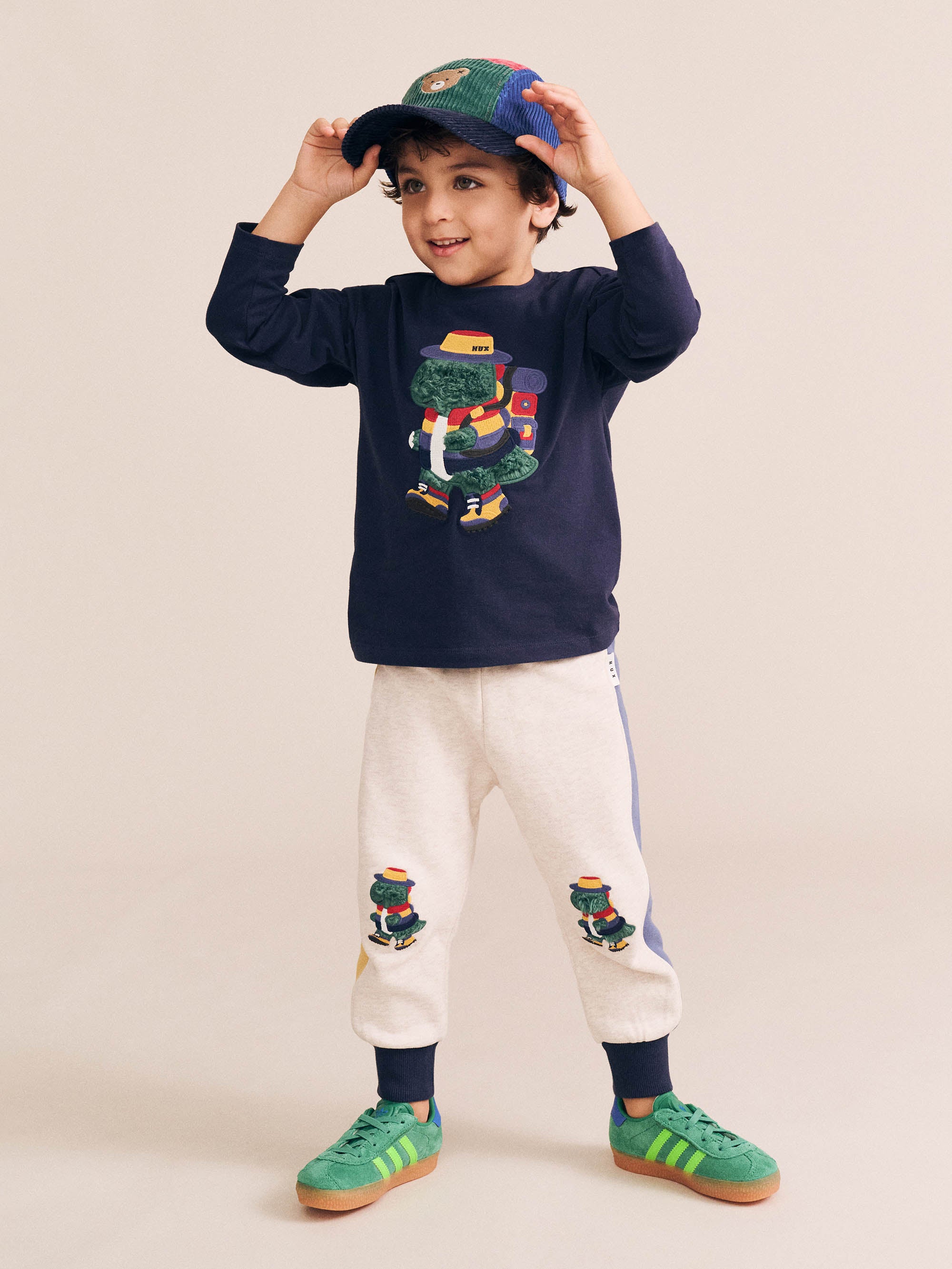 Camping Dino Colour Block Trackpant