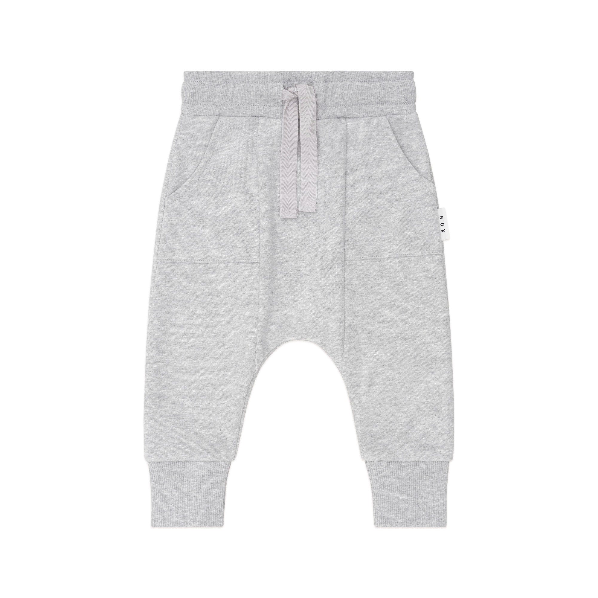 Grey Drop Crotch Trackpant