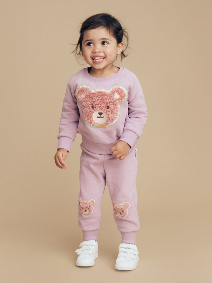 Huxbaby Rainbow Fur Bear Retro Track Pant