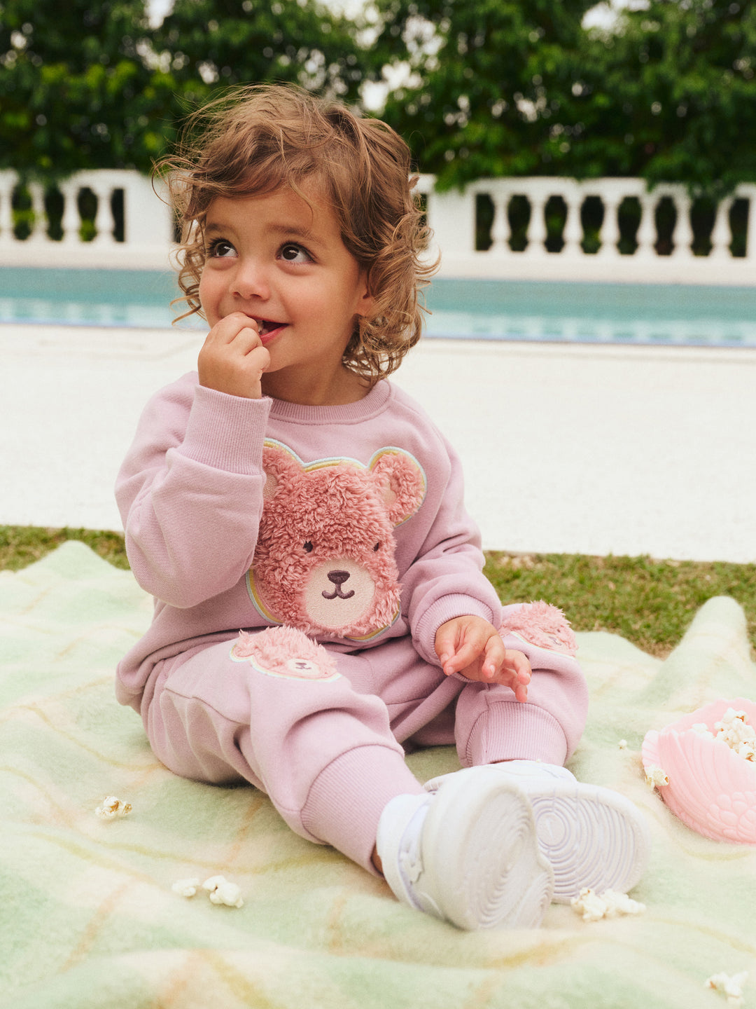 Huxbaby Rainbow Fur Bear Retro Track Pant