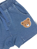 Huxbear Knit Denim Slouch Short