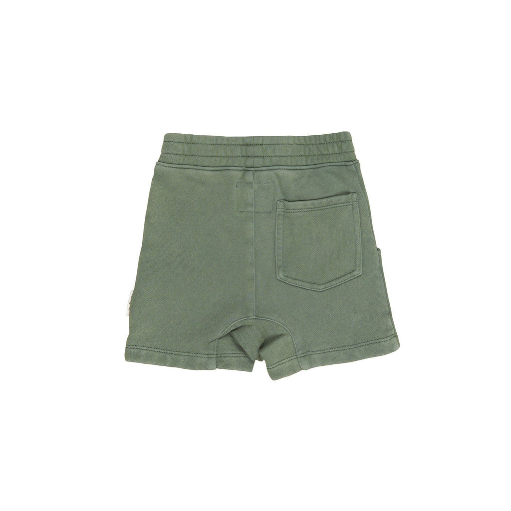 Slouch Short - Washed Green