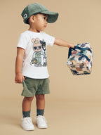 Slouch Short - Washed Green