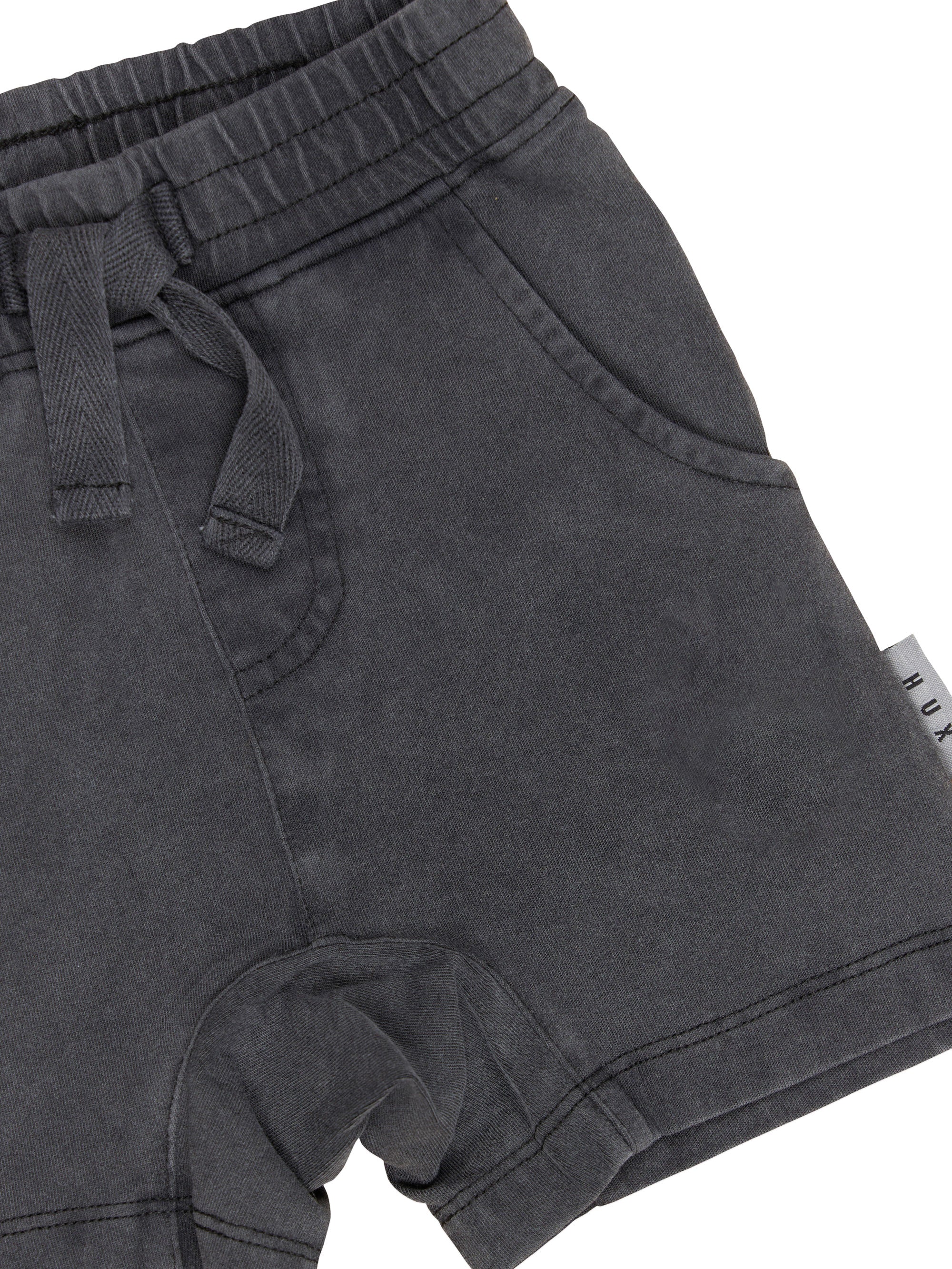 Slouch Short - Washed Black