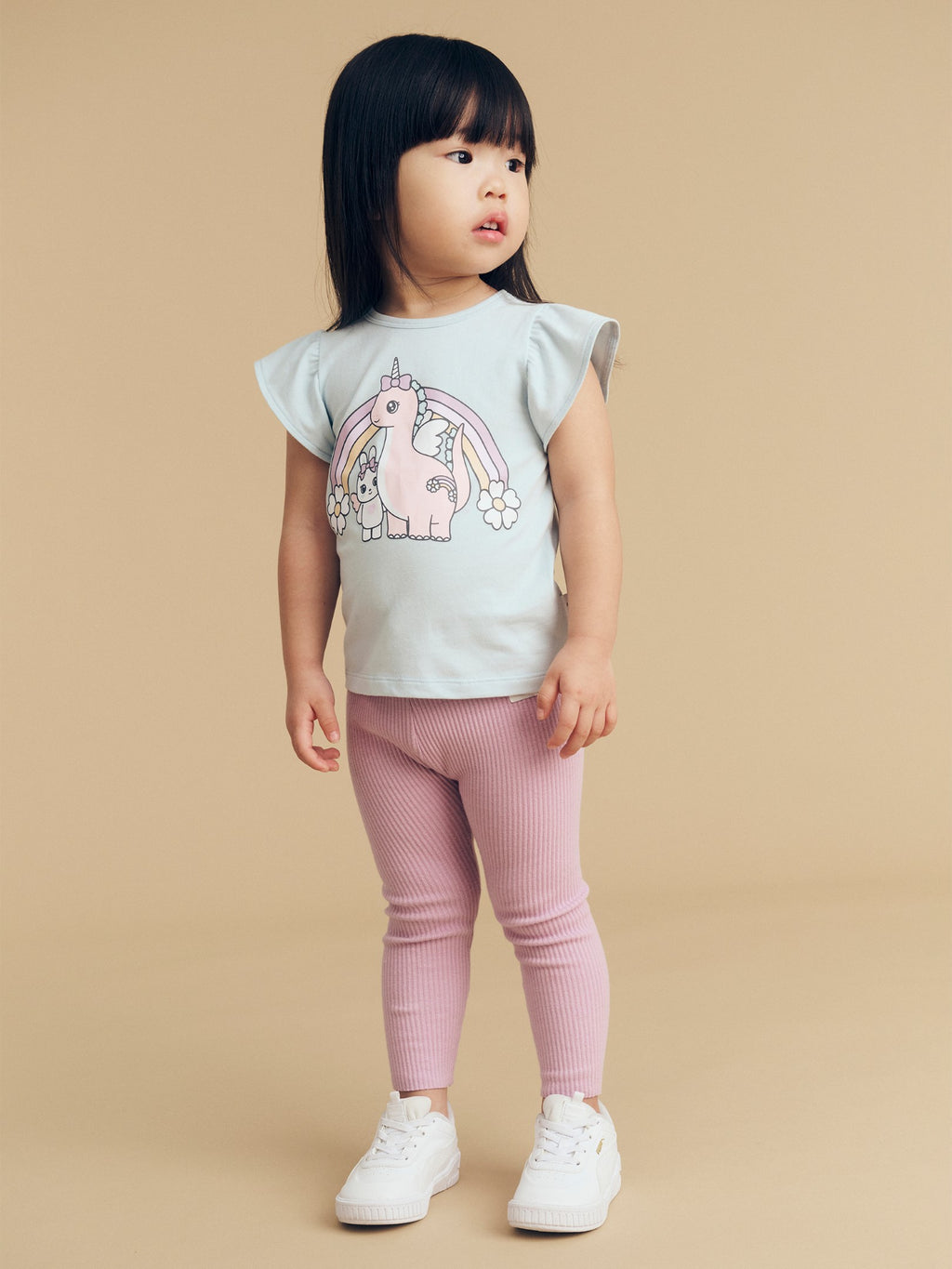 Rib Legging - Orchid