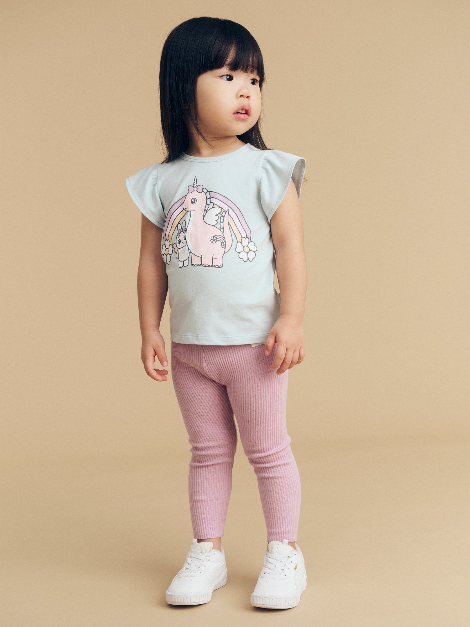 Rib Legging - Orchid