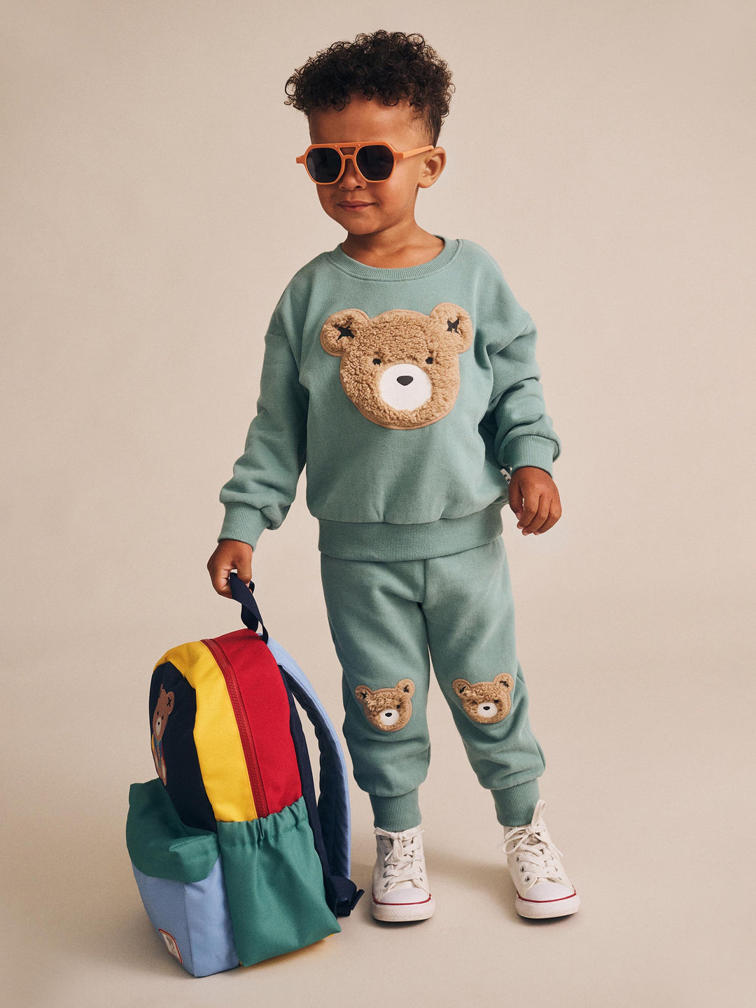 Huxbaby Furry Huxbear Track Pants Green