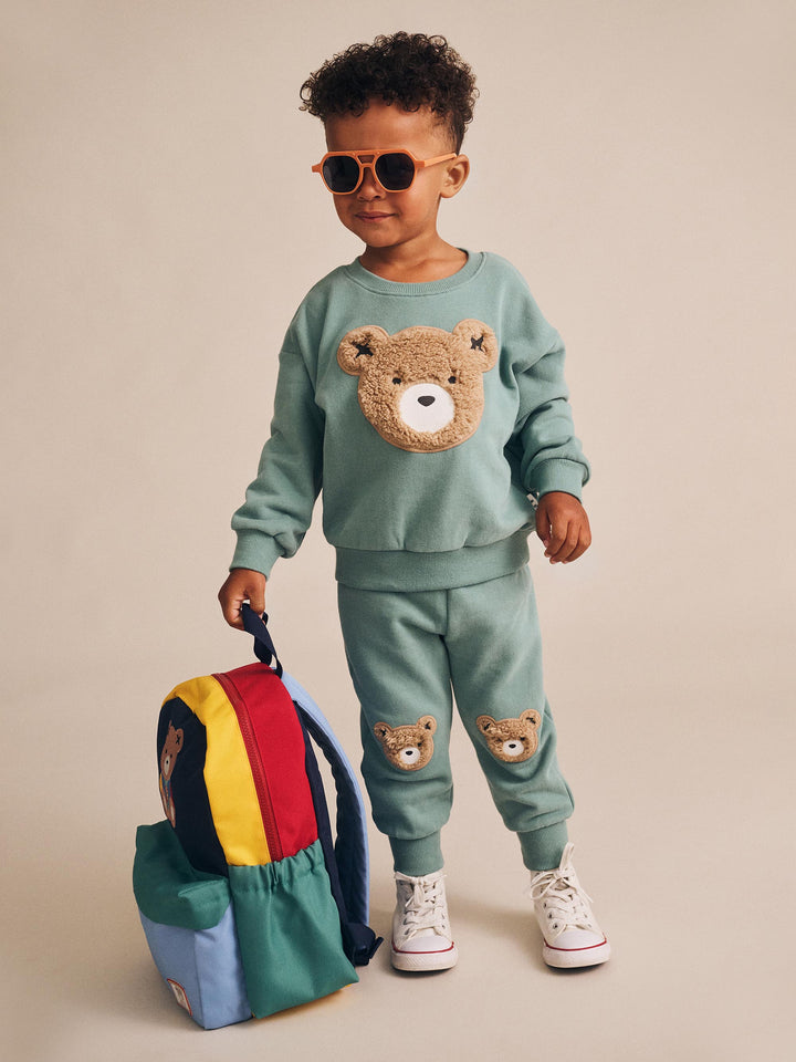 Huxbaby Furry Huxbear Track Pants Green