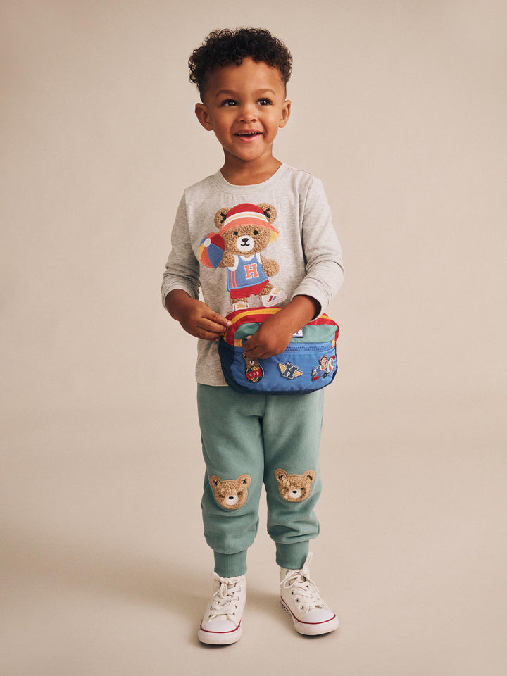 Huxbaby Furry Huxbear Track Pants Green