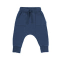 Slouchy Trackpants with Pockets Navy