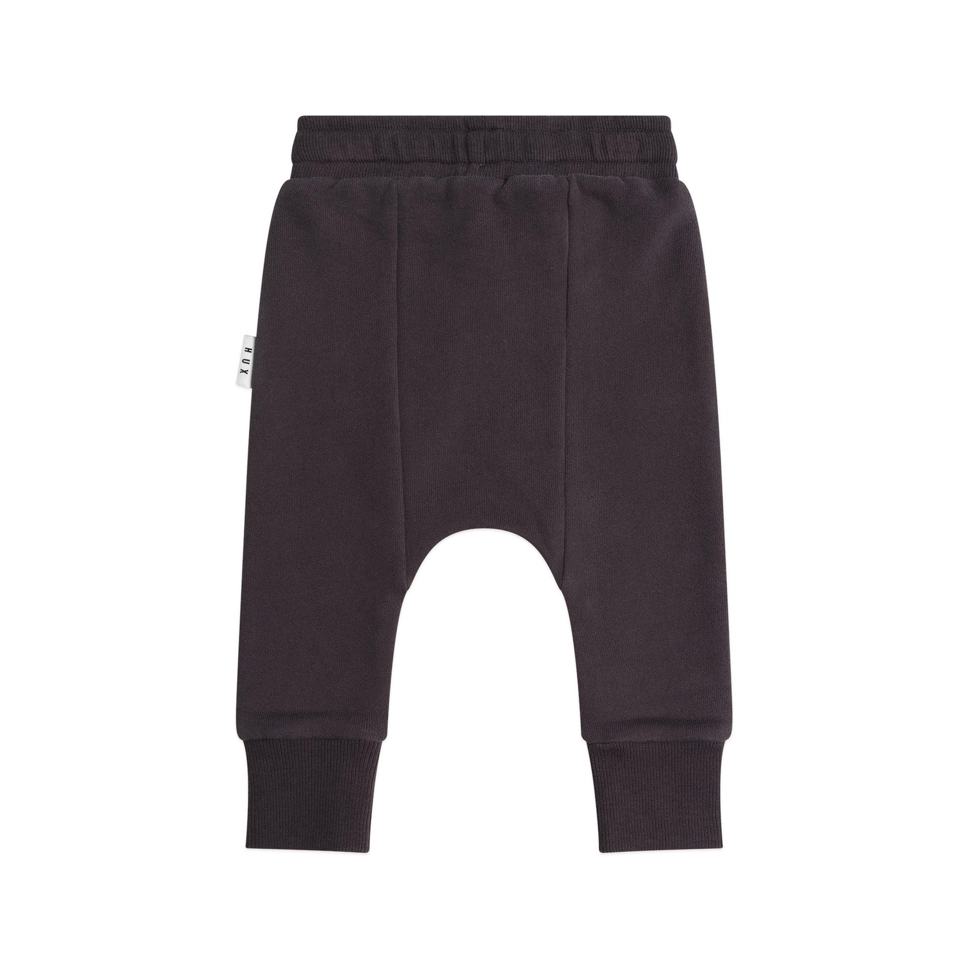 Huxbaby Slouchy Trackpants with Pockets Black