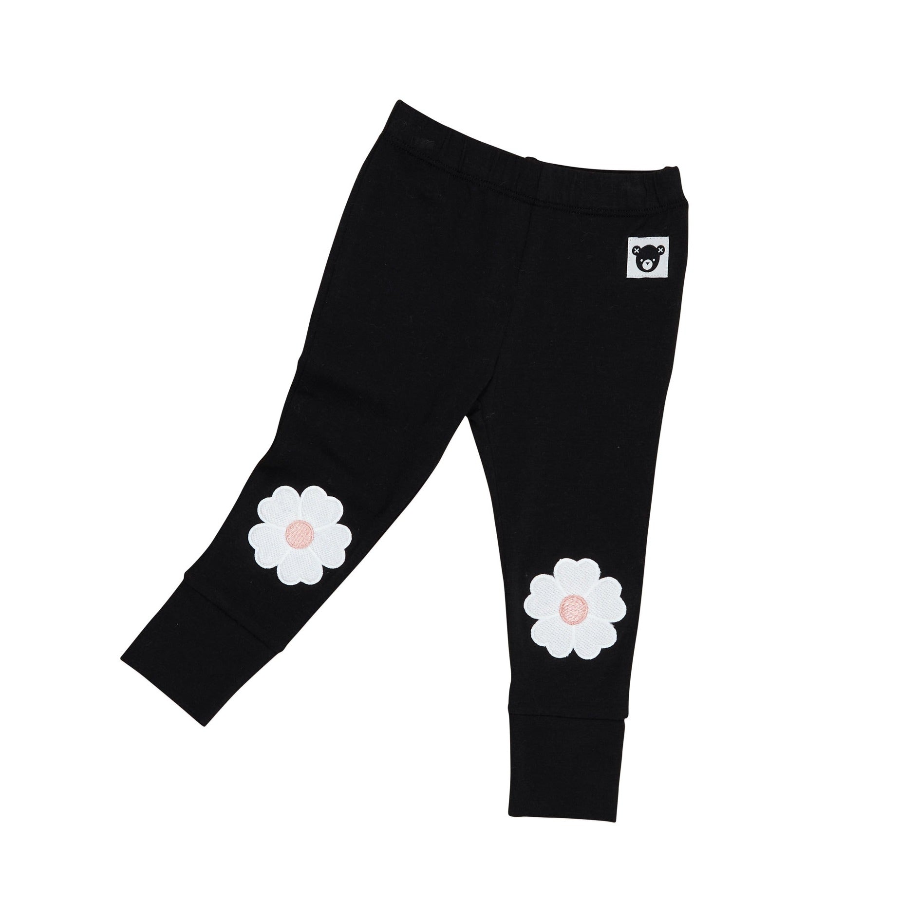 Blossom Flower Legging - Black