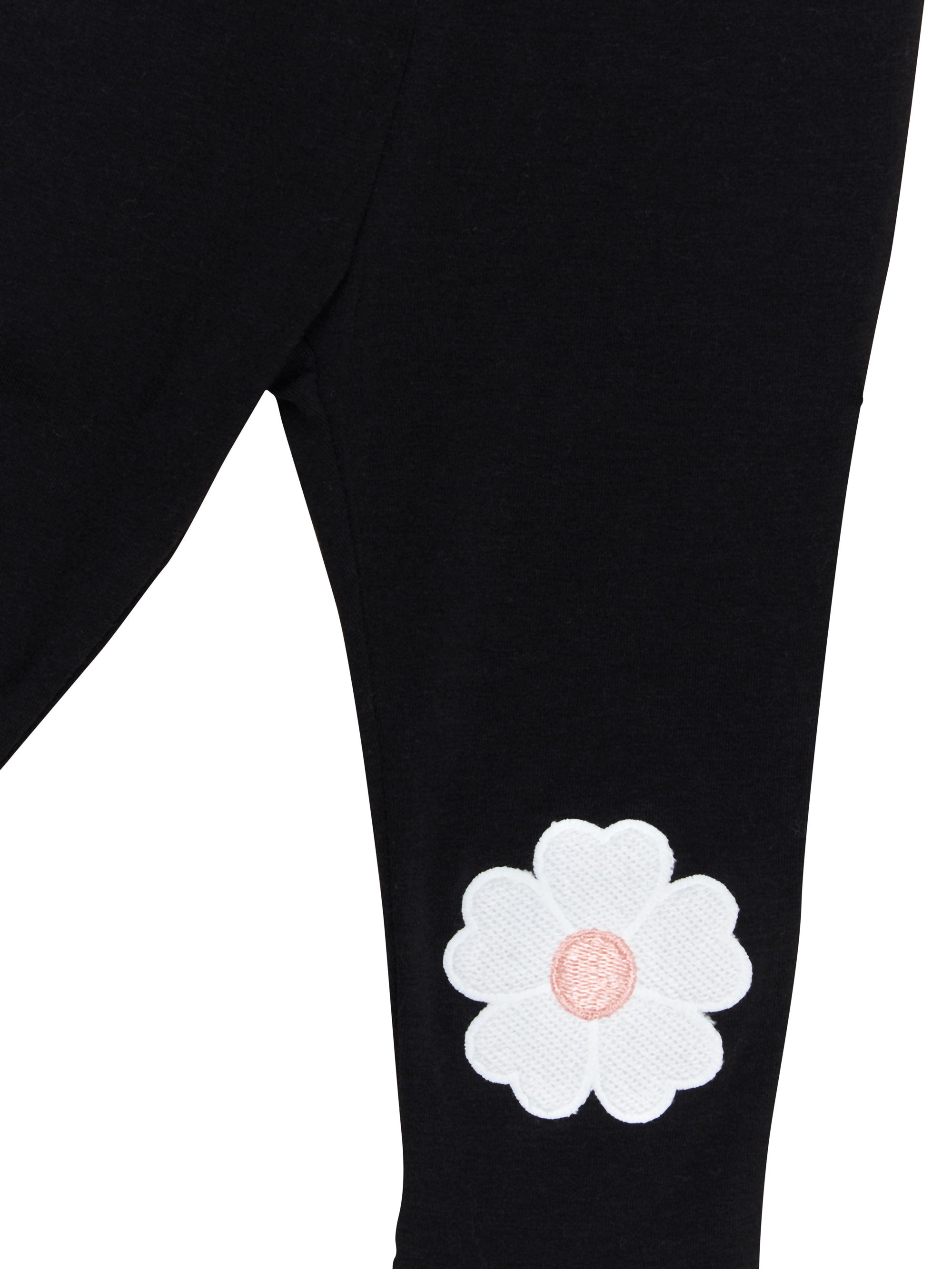 Blossom Flower Legging - Black