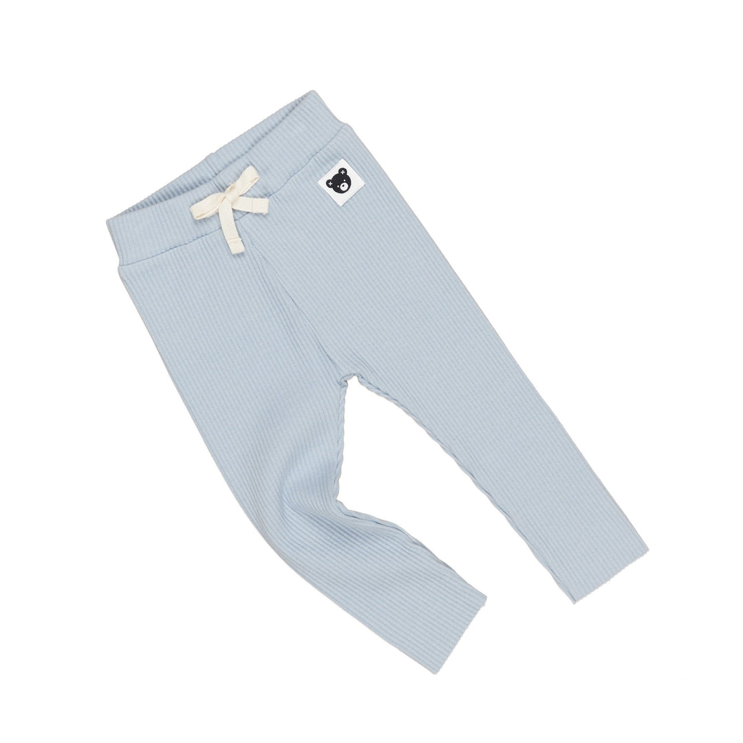 Huxbaby Rib Legging - Dusty Blue