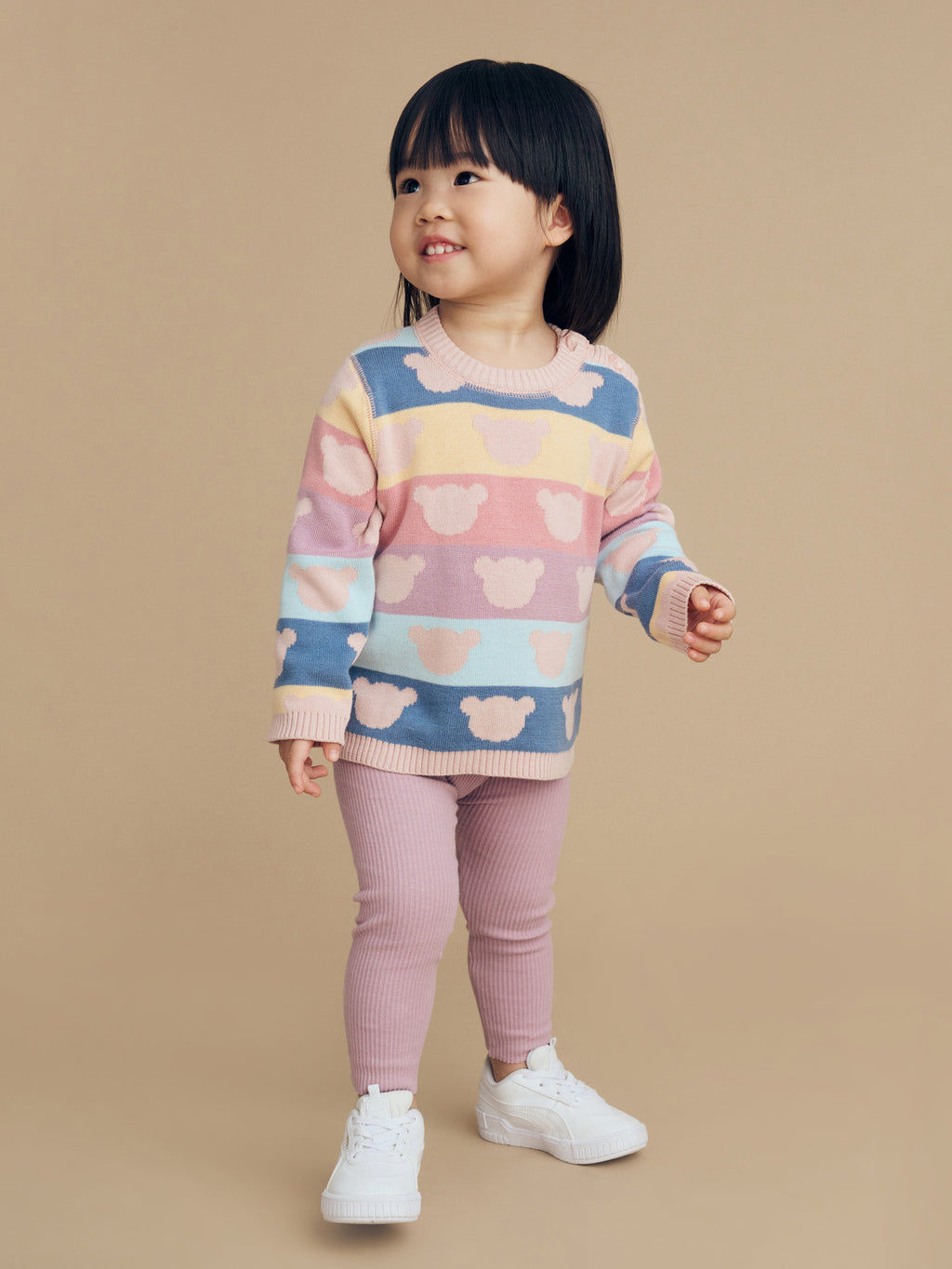 Huxbaby Lilac Rib Legging