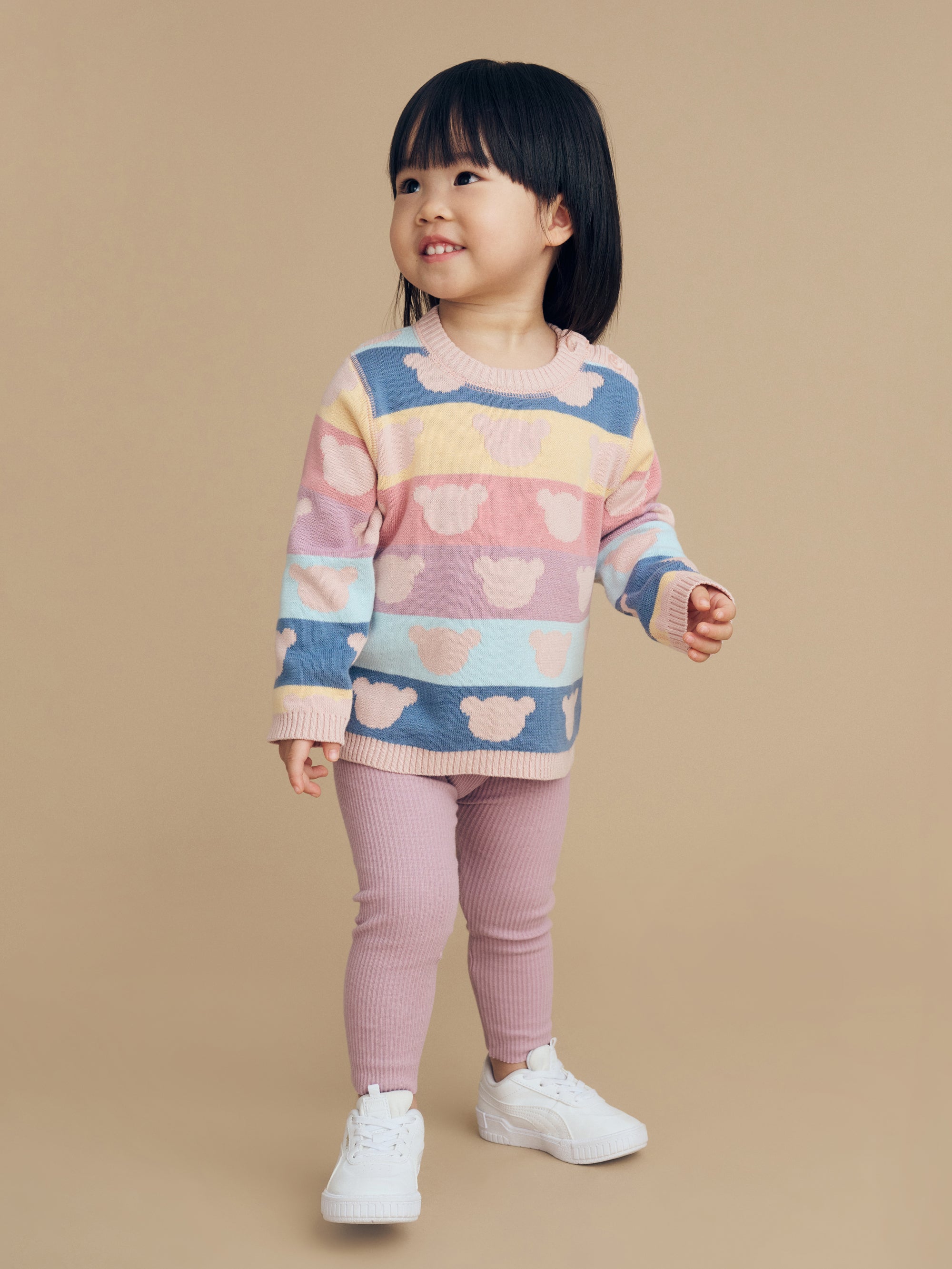 Huxbaby Lilac Rib Legging