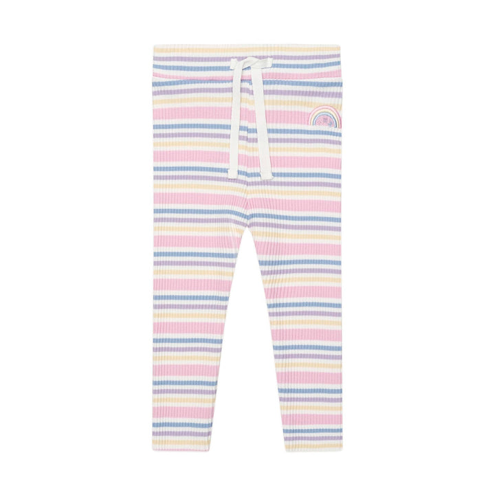 Huxbaby Rainbow Stripe Rib Legging
