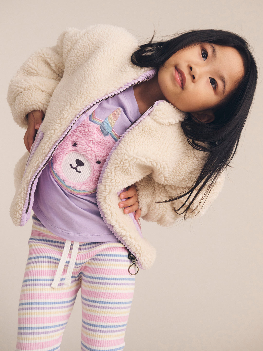 Huxbaby Rainbow Stripe Rib Legging
