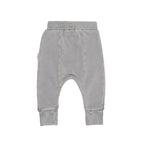 Vintage Grey Dino Drop Crotch Pant - Washed Grey