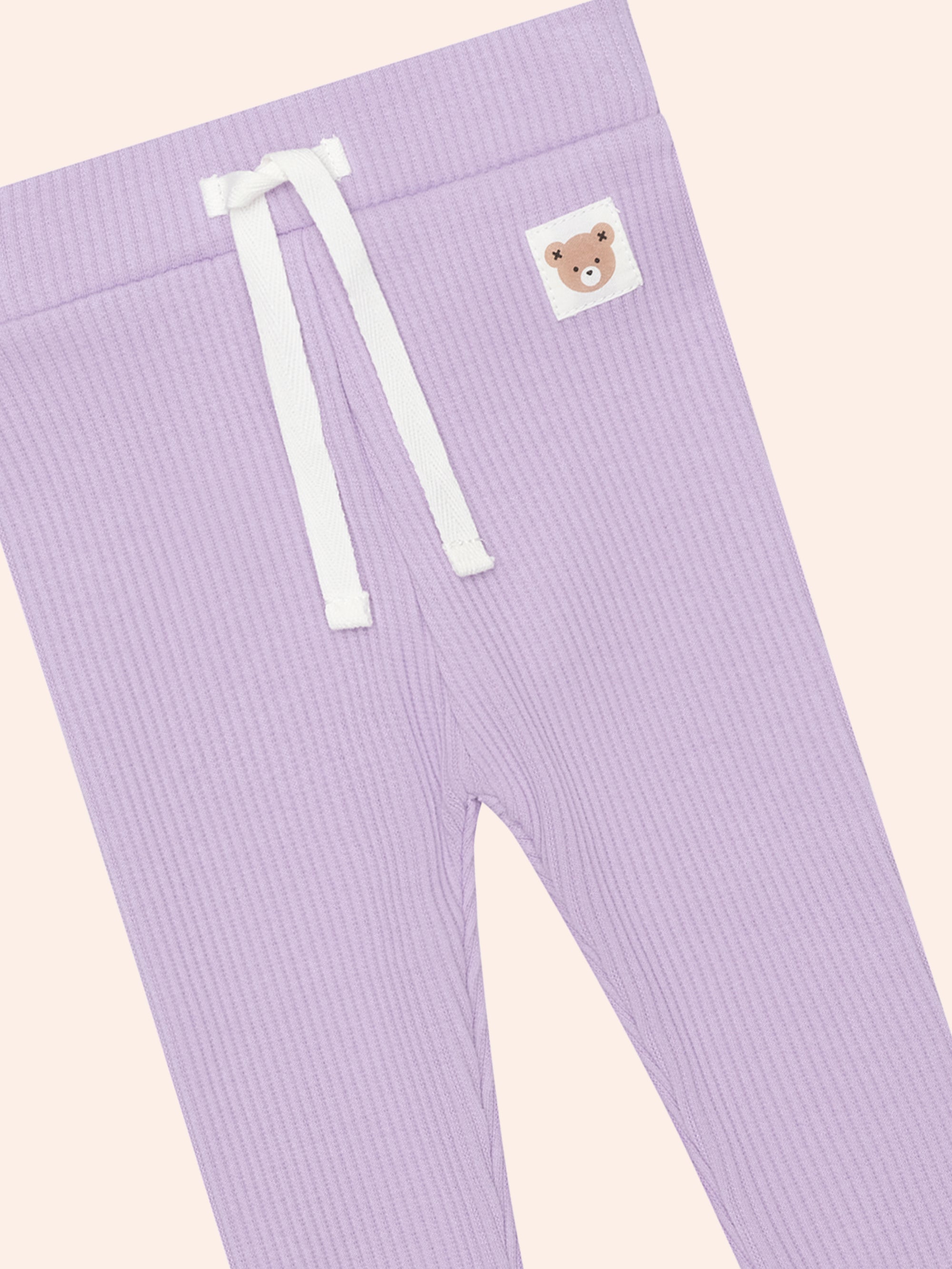 Huxbaby Orchid Rib Legging