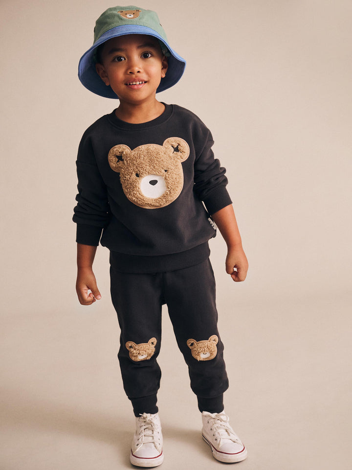 Huxbaby Furry Huxbear Track Pants Black