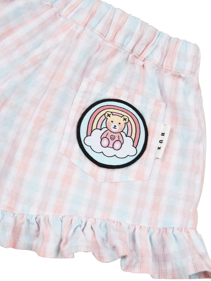 Huxbaby Jewel Check Skort
