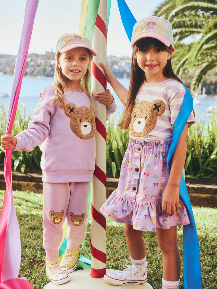 Huxbaby Orchid Furry Huxbear Track Pant