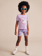Floral Bloom Bike Shorts
