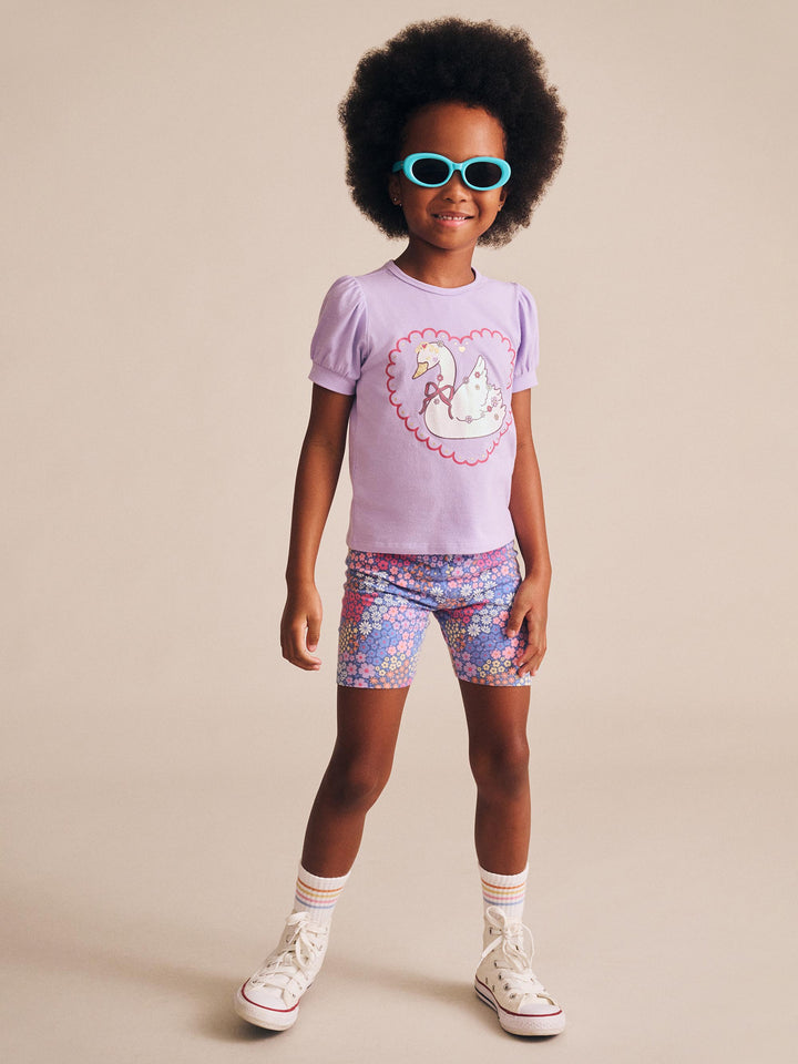 Huxbaby Floral Bloom Bike Shorts