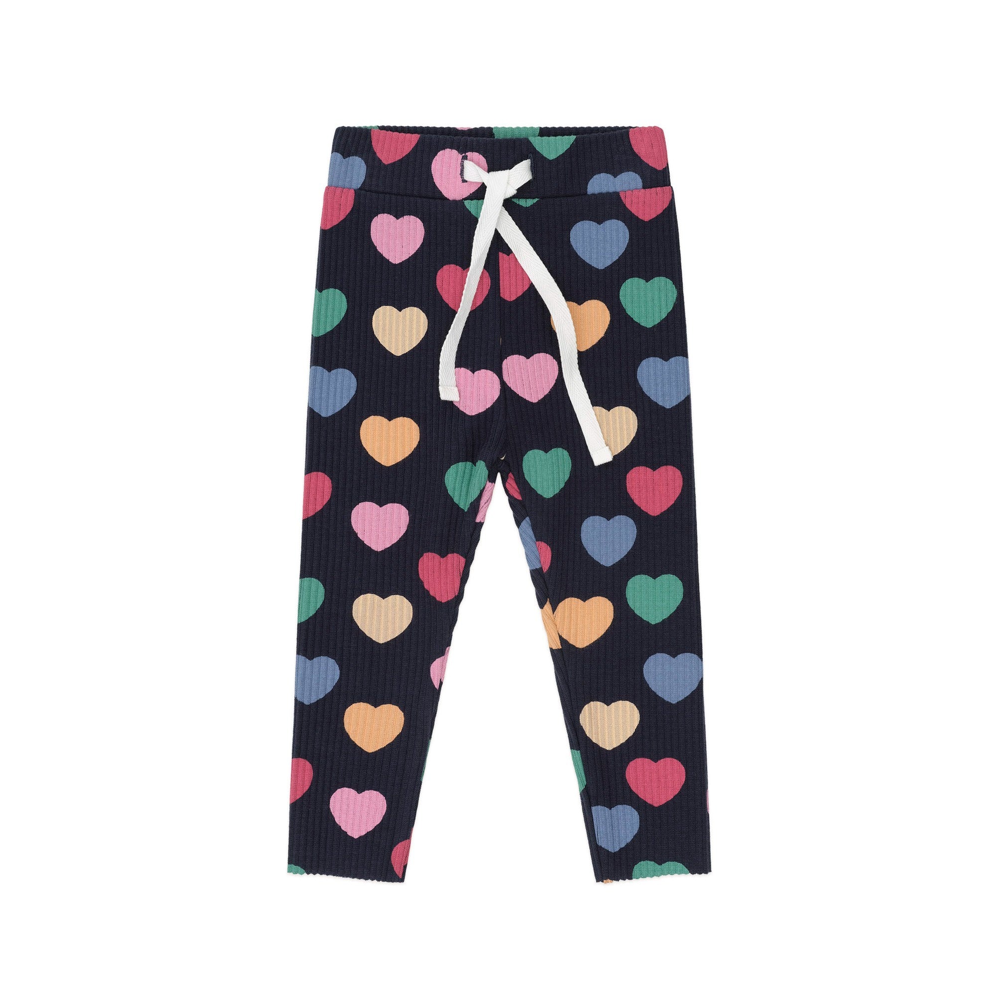 Multi Hearts Rib Legging